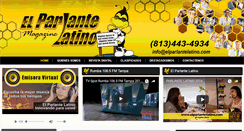 Desktop Screenshot of elparlantelatino.com